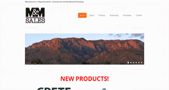 Desktop Screenshot of mandmsales.com