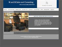 Tablet Screenshot of mandmsales.ca
